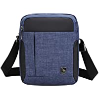 Los mejores  - OIWAS Bandolera Hombre Pequeña Bolsa de Viaje Mariconeras para Hombres Bolso Joven Bandolera para Trabajo y Escuela Azul…